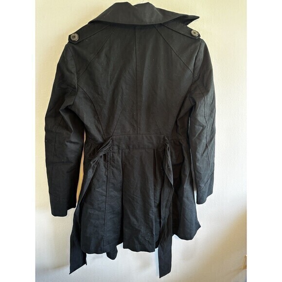 Zara Black Fitted Blazer Dress, Size Medium Pocket Belted - Picture 2 of 9